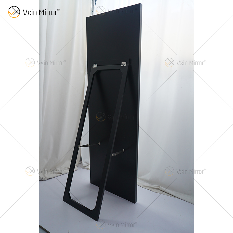 يقف معلق أو مائل مستطيل مرآة أرضية محيطية كريستالية مرآة لكامل الجسم مثبتة على الحائط لغرفة النوم