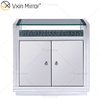 LED تصميم WXF-2124 مثمن الخرز الأزياء مرآة ماكياج مجلس الوزراء مباراة LED مرآة مخصص التوصيل