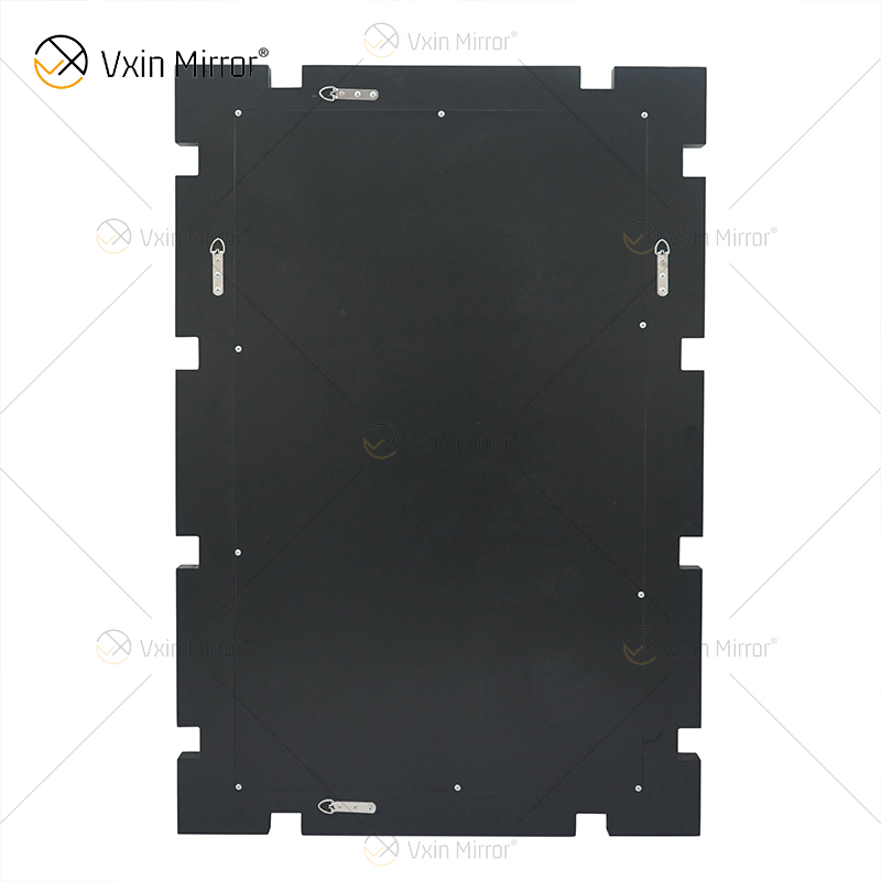 مستطيل تصميم جديد Vxin WXM-1149 جدار ديكور الفضة المكسر الماس الجدار شنقا مرآة الحائط مرآة