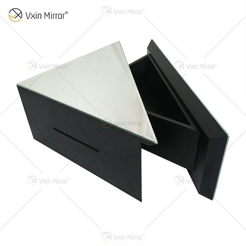 Vxin Factory Supply WXF-152 الفضة جدار ديكور الفضة المطحون الماس مرآة جدار الجرف