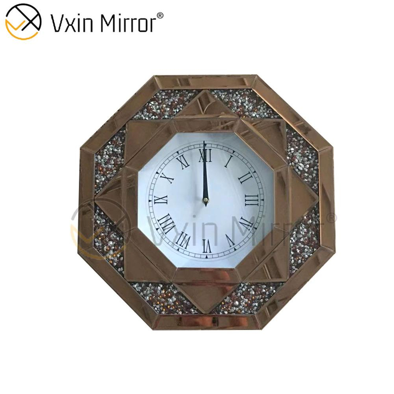 مرآة حائط VXin بثلاثة ألوان من الماس المكسر