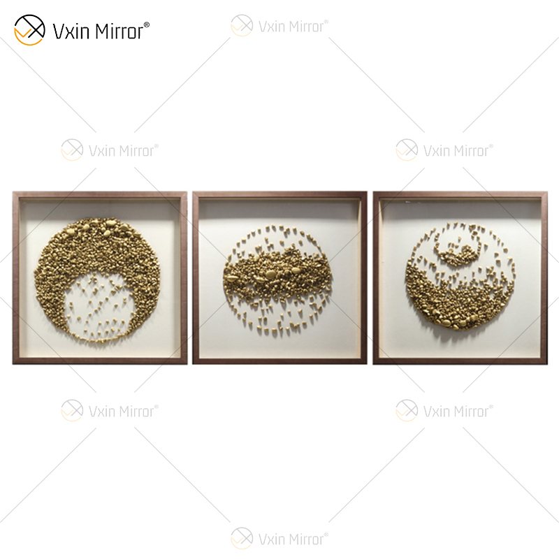 التصميم الحديث Vxin WXPA-015 المعادن جدار ديكور فني ديكور المنزل قطع غرفة المعيشة الفاخرة للمنزل مجموعة للبيع