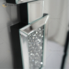 مستطيل تصميم جديد Vxin WXM-1149 جدار ديكور الفضة المكسر الماس الجدار شنقا مرآة الحائط مرآة
