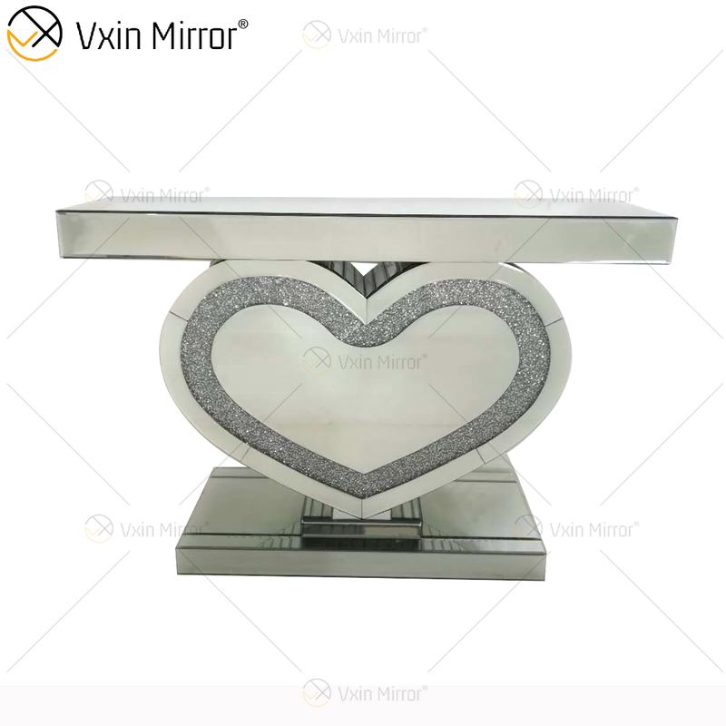 WXWF-513 سعر المصنع بالجملة آرت ديكو العتيقة مع طاولة زجاجية منحنية