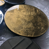 عرض ساخن WXM-1961 Golden Leaf 3D Luxury Wall Mirror مرآة حائط عتيقة