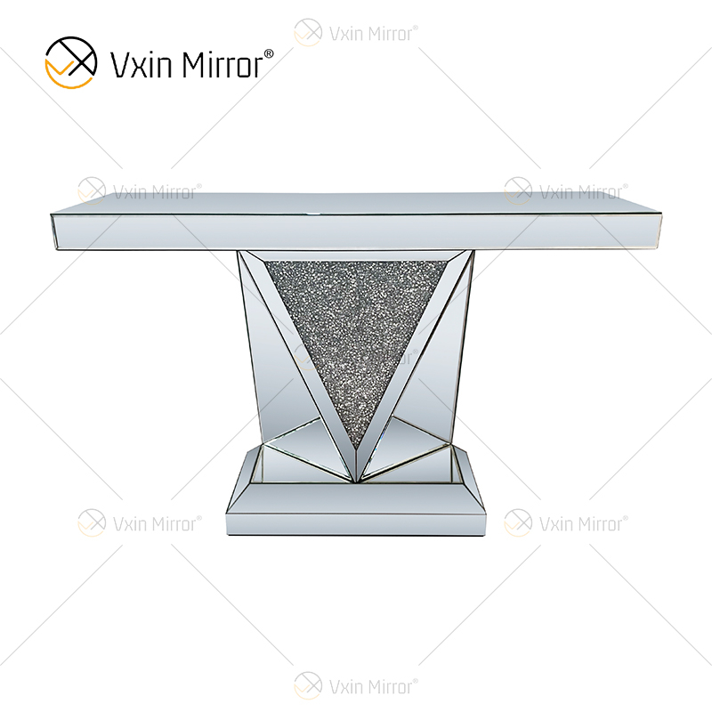 رخيصة Vxin أثاث غرفة المعيشة الحديثة ديكور المنزل سحق الماس مجموعة أثاث فاخرة طاولة وحدة التحكم