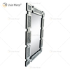 مستطيل تصميم جديد Vxin WXM-1149 جدار ديكور الفضة المكسر الماس الجدار شنقا مرآة الحائط مرآة