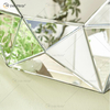 مرآة VXin WXM-1719 Moden زجاج فضي ثلاثي الأبعاد مرآة حائط ديكور ديكور المنزل لغرفة المعيشة وغرفة النوم