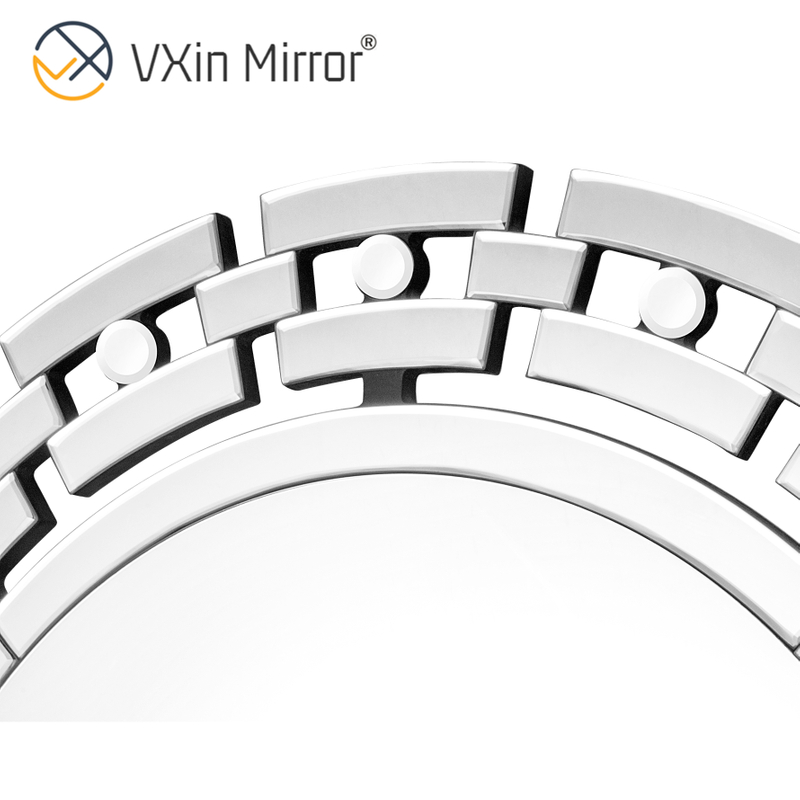 مرآة حائط من الزجاج الفضي VXin WXM-1124 Moden ديكور منزلي لغرفة المعيشة وغرفة النوم