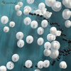Vxin WXPA-010 الإبداعية الخرز زر الطلاء للديكور المنزل جدار الفن المعادن صورة معلقة لغرفة المعيشة مجموعة للبيع