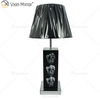 Vxin Supply Gothic Style WXTL-79 فضي أسود الجمجمة مصباح مرآة طاولة مع عاكس الضوء للفندق