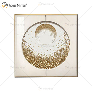 التصميم الحديث Vxin WXPA-015 المعادن جدار ديكور فني ديكور المنزل قطع غرفة المعيشة الفاخرة للمنزل مجموعة للبيع