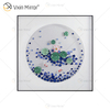 Vxin WXPA-050 الإبداعية الخرز زر الطلاء للديكور المنزل جدار الفن المعادن صورة معلقة لغرفة المعيشة مجموعة للبيع