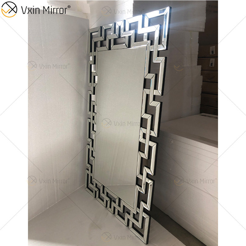 Vxin Mirror Hot البيع فضية كريستال طاولة وحدة التحكم مع مدخل مرآة في أثاث غرفة المعيشة