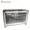 WXM-1176 & WXF-2139 LED أثاث مجموعة مثمنة الخرز موضة بسيطة مرآة لوضع مساحيق التجميل خزانة 6 أدراج