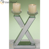 حار بيع Vxin مرآة WXCH-63 كريستال X شكل حامل شمعة معكوسة