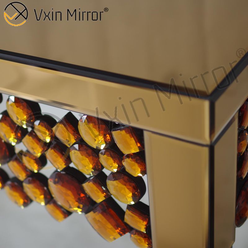 Vxin WXF-049 Oem Factory Chinese Factory طاولة وحدة التحكم بمرآة ضيقة بأرجل طويلة