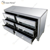 Vxin Mirror Hot البيع WXR-007 الفضة ديكور المنزل Mirored دولاب خزانة مع 6 أدراج