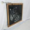VXin WXMA-19 ديكور المنزل إطار زجاجي معكوسة الفهد جدار الفن الكريستال الخزف اللوحة مرآة جدار الفن