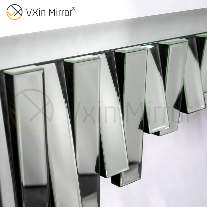 الصين مورد Vxin أثاث حديث فضي 3D أنيق قاعة طاولة وحدة التحكم أثاث مرآة فاخرة