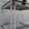 Vanity Modern WXF-139-2 منضدة أثاث من الزجاج الفضي الأكريليكي مع أدراج وطاولة بجانب السرير معكوسة لغرفة النوم