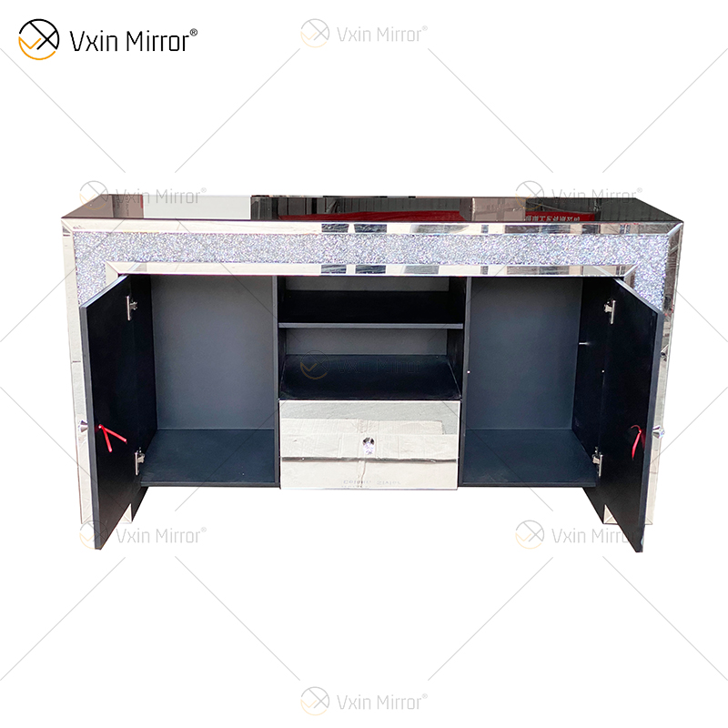 ديكور المنزل الأنيق ZH-063 الفضة أثاث غرفة المعيشة مع أدراج المعطي