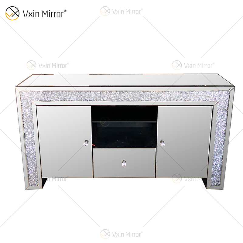 ديكور المنزل الأنيق ZH-063 الفضة أثاث غرفة المعيشة مع أدراج المعطي