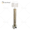 Night Stand WXFL-031 غرفة المعيشة الفاخرة الفضة LED العتيقة مصباح أرضي معكوسة مصباح مرآة