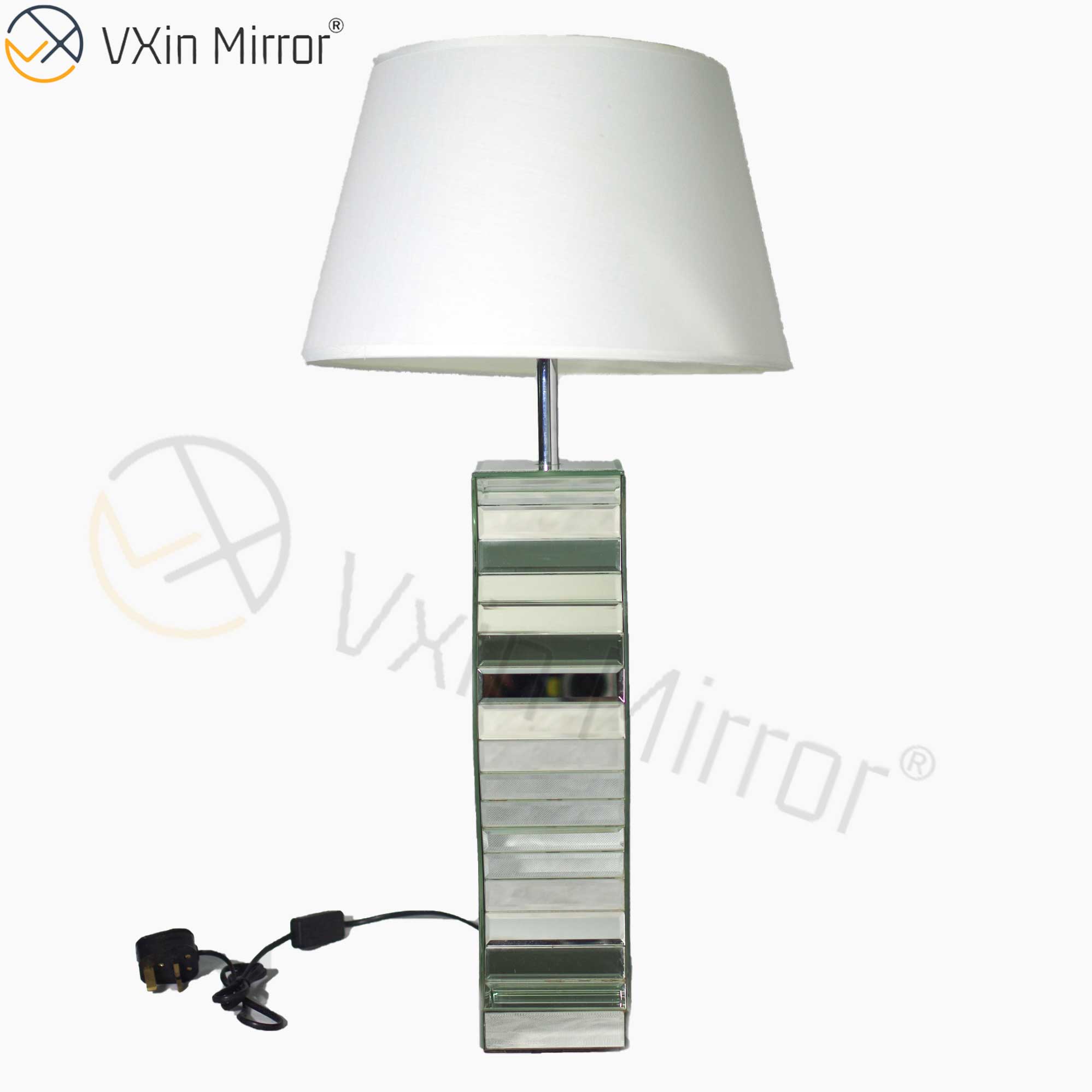 Vxin Mirror WXL-003 Moden Bedroom Silver Table Lamp Mirror Lamp