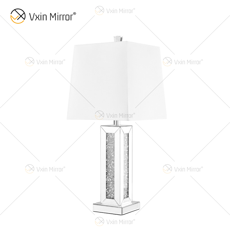 توريد المصنع WXTL-081 مصباح مرآة كريستال فضي حديث لغرفة النوم