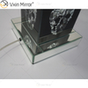 Vxin Supply Gothic Style WXTL-79 فضي أسود الجمجمة مصباح مرآة طاولة مع عاكس الضوء للفندق