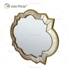 مرآة حائط فاخرة ذهبية اللون من Vxin WXM-1139
