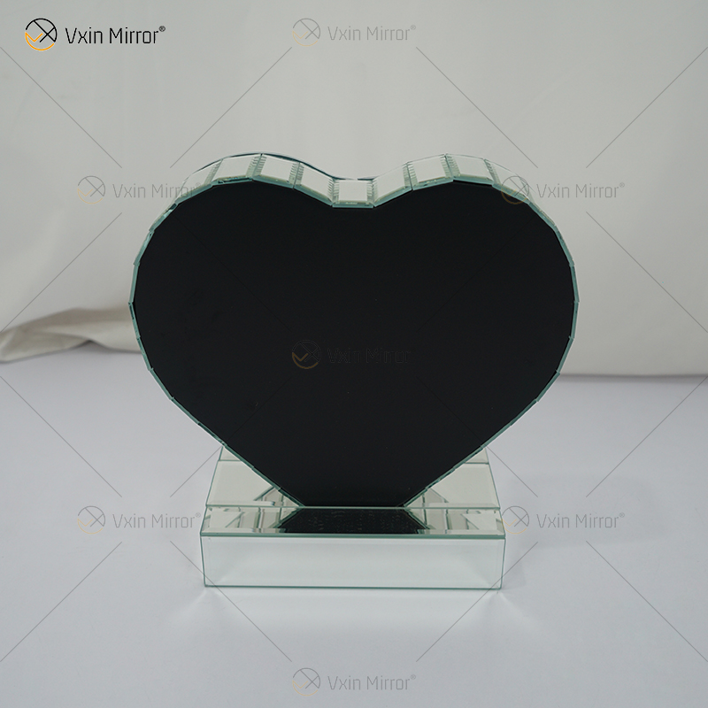 ديكور المنزل توريد مصنع Vxin End Table WXF-155 الفضة المطحونة الماس مرآة الجانب الجدول