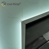 تصميم جديد WXMF-096 LED فضي بلوري زجاجي لغرفة المعيشة مدفأة مع إدراج داخلي