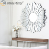 Vxin Wall Decoration WXM-1004 مرآة زجاجية ثلاثية الأبعاد فضية للتعليق على الحائط