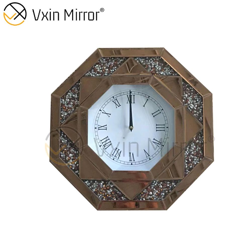 مرآة حائط VXin بثلاثة ألوان من الماس المكسر