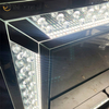 WXF-2140 LED حبات مثمنة أزياء بسيطة ثلاثة أدراج LED خزانة مطابقة LED مرآة مخصصة التوصيل