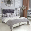 Vxin Antique Furniture WXWF-1082 King Bed Grace Champagne Silver Frame مرآة سوبر