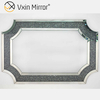 أحدث طاولة Vxin Mirror Silver Furniture Crush Diamond Console مع مرآة بطول