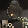 Golden Vxin WXM-0307 ديكور حائط فريد من نوعه بإطار معدني ذهبي مرايا زخرفية مرآة حائط فاخرة