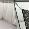 Vxin ديكور المنزل الحديث طاولة وحدة التحكم بمرآة الماس المكسرة الفاخرة