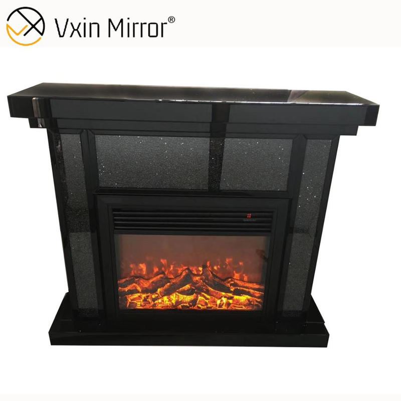 Vxin Mirror WXWF-1094 مدفأة مرآة الماس المكسرة