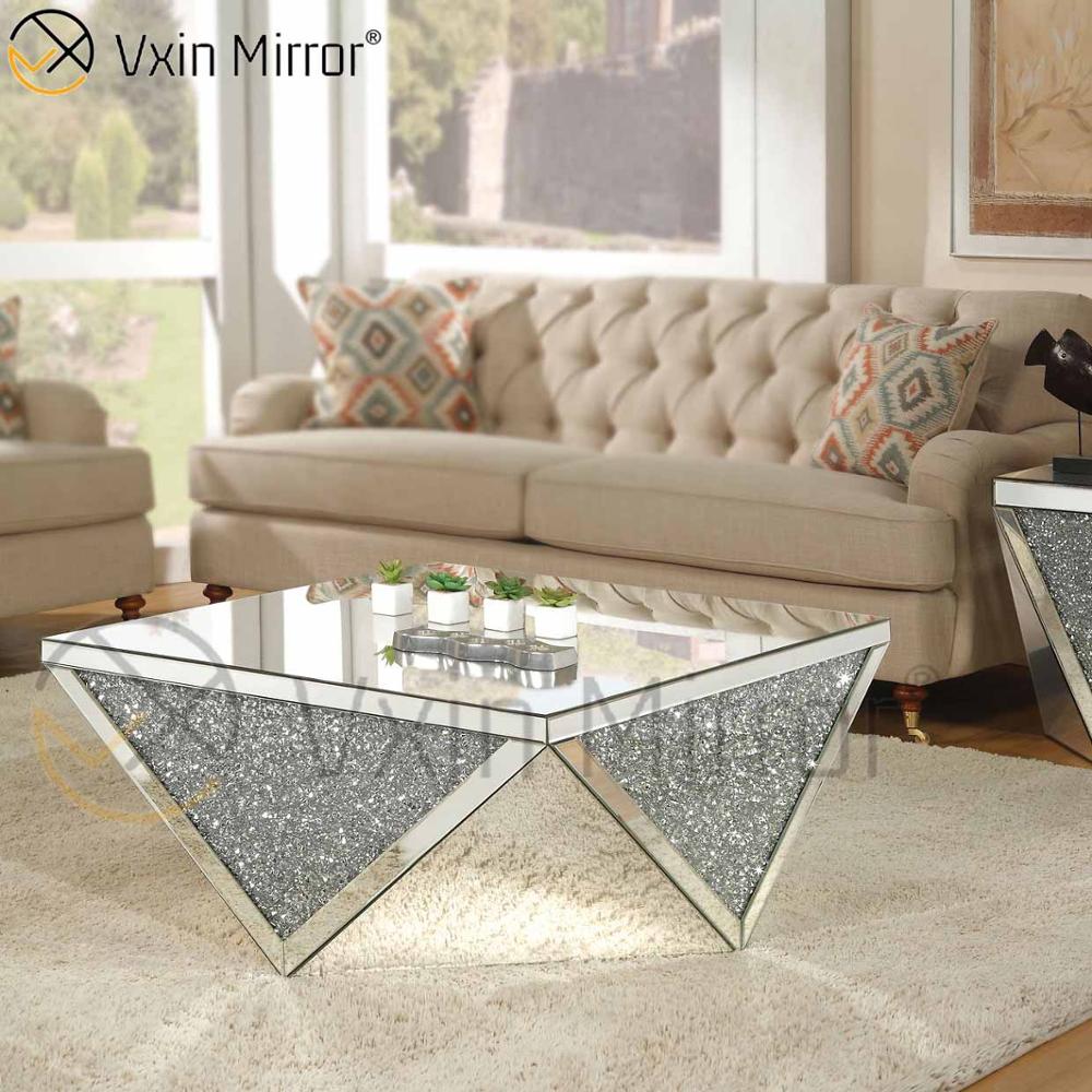 توريد المصنع WXWF-711 طاولة القهوة الحديثة المكسرة الماسية