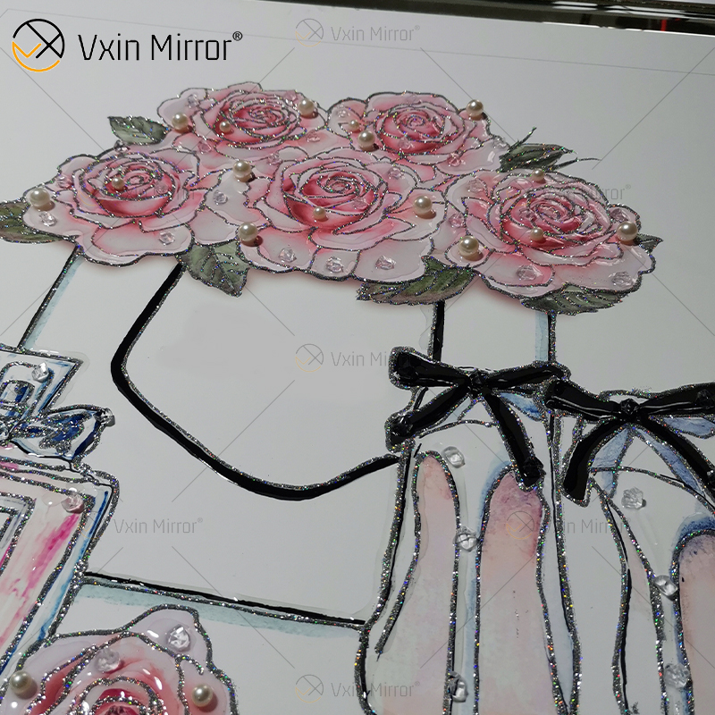 مذهلة الجودة vxin اللؤلؤ الماس معدن جدار ديكور فني ديكور المنزل غرفة المعيشة الفاخرة مؤطرة للمنزل مجموعة للبيع