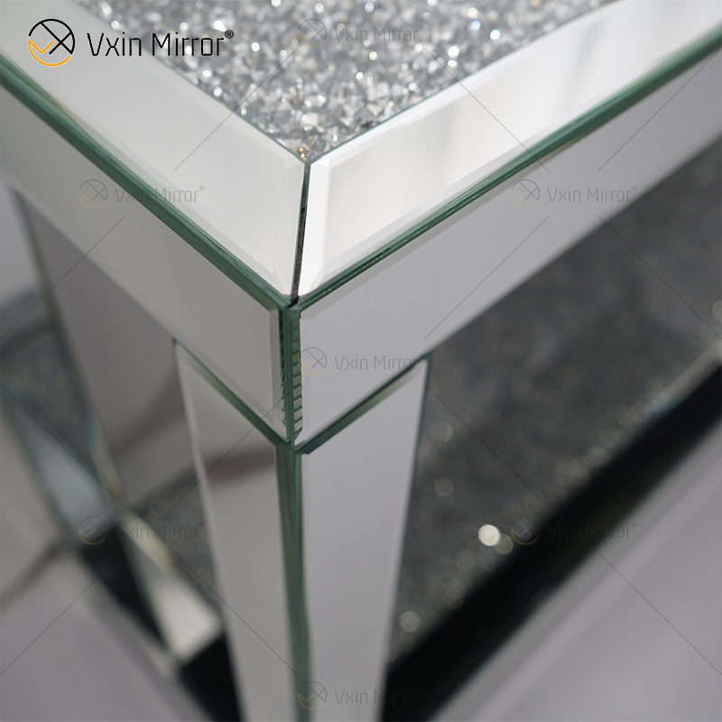 أثاث عاكس Vxin WXF-117-2 طاولة كونسول ألماس أنيقة حديثة