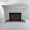 الحديثة WXWF-1096 Sparkle Electric LED معكوسة الكريستال المكسر الموقد