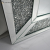 مستطيل تصميم ساخن Vxin WXM-1761 جدار ديكور الفضة المكسرة الماس الجدار شنقا مرآة