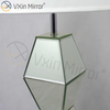 تصميم جديد WXTL-005 أثاث غرفة النوم الحديثة مصباح مرآة طاولة فضية مع مصباح مرآة عاكس الضوء