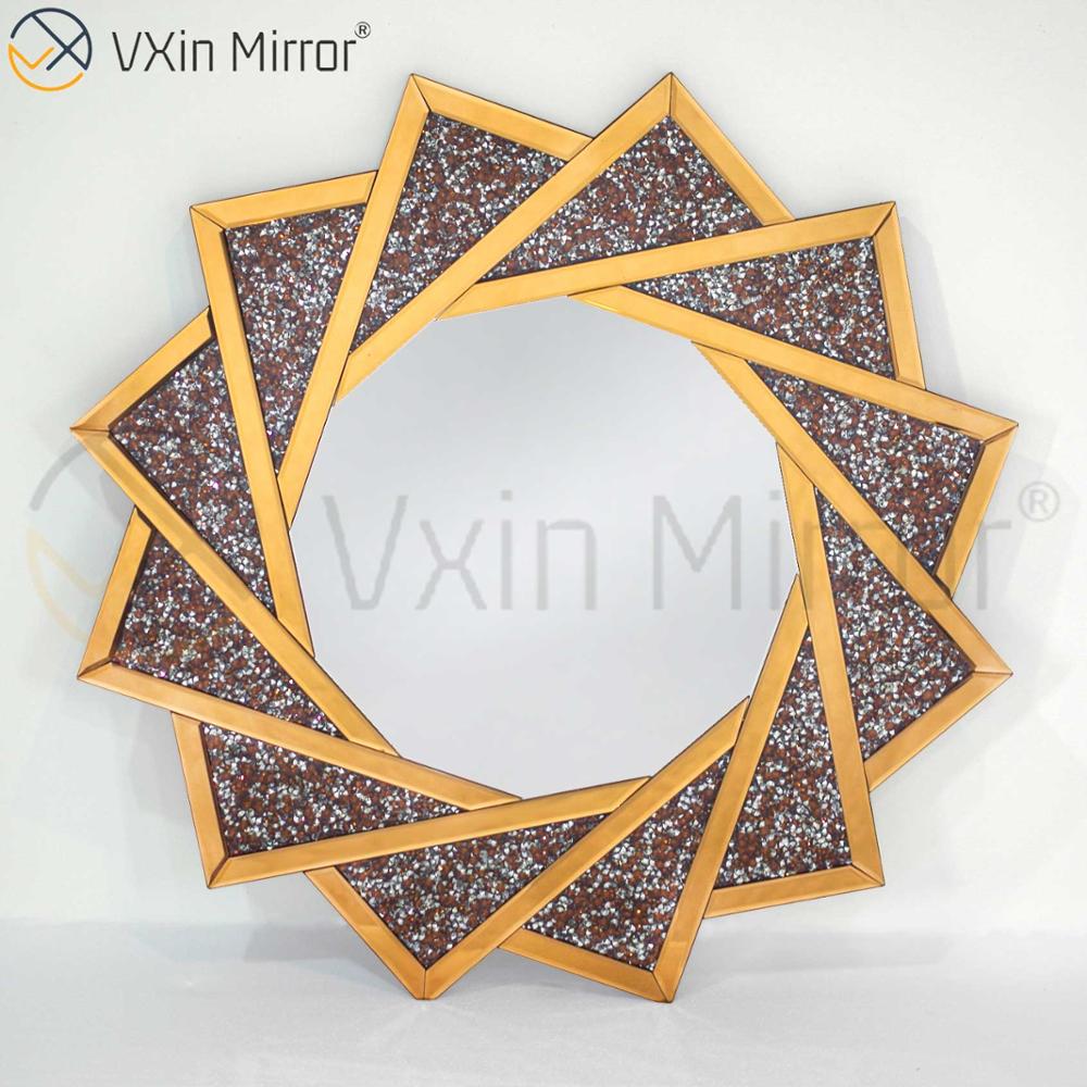 رخيصة Vxin أثاث غرفة المعيشة الحديثة ديكور المنزل سحق الماس مجموعة أثاث فاخرة طاولة وحدة التحكم