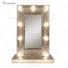 CRYSTAL Sparkle DIAMOND CRUSH MIRRORED HOLLYWOOD MIRROR 9 BULB MAKE UP DRESSING TABLE WXDL-176